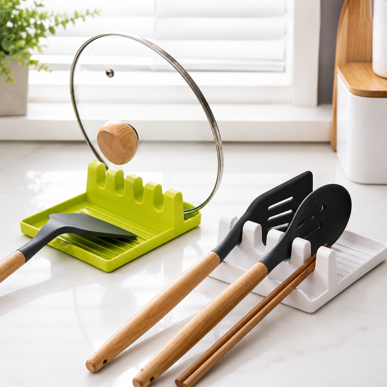 Kitchen Spoon & Spatula Organizer – Keep Your Countertop Clean & Mess-Free