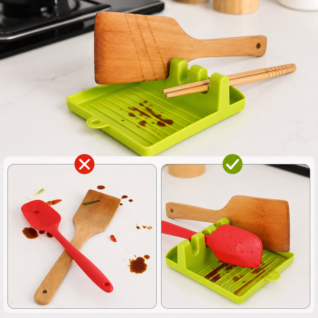 Kitchen Spoon & Spatula Organizer – Keep Your Countertop Clean & Mess-Free