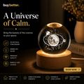 3D Universe Crystal Ball LED Night Lamp