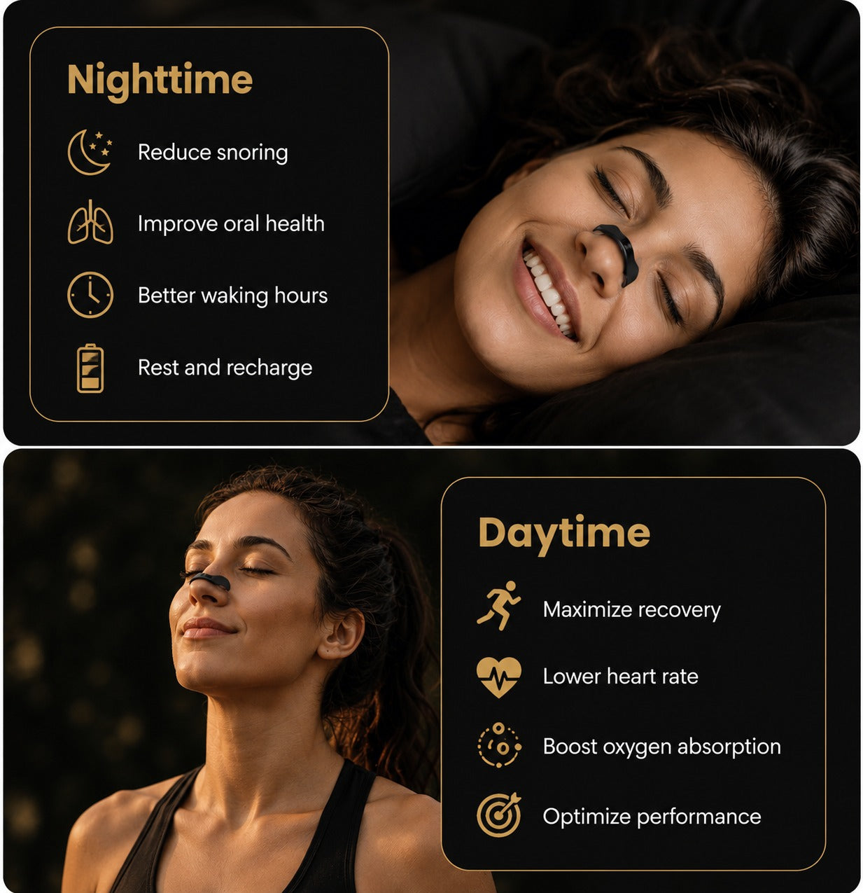 Magnetic Nasal Dilator Kit for Better Breathing & Snoring Relief – Skin-Safe Magnetic Nose Clip with 4 Silicone Nasal Cone Sizes